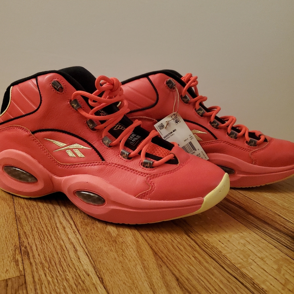 NWT Reebok "Hot Ones X Question Mid" Sneakers Sz 11.5 | First We Feast | GV7093
